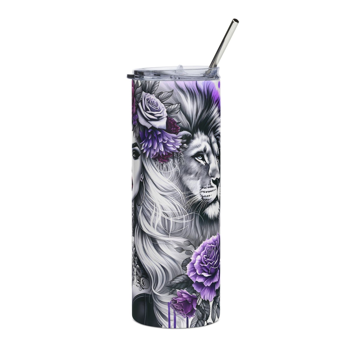 Floral Skull Woman Design with "You Are Enough" Inspirational Quote