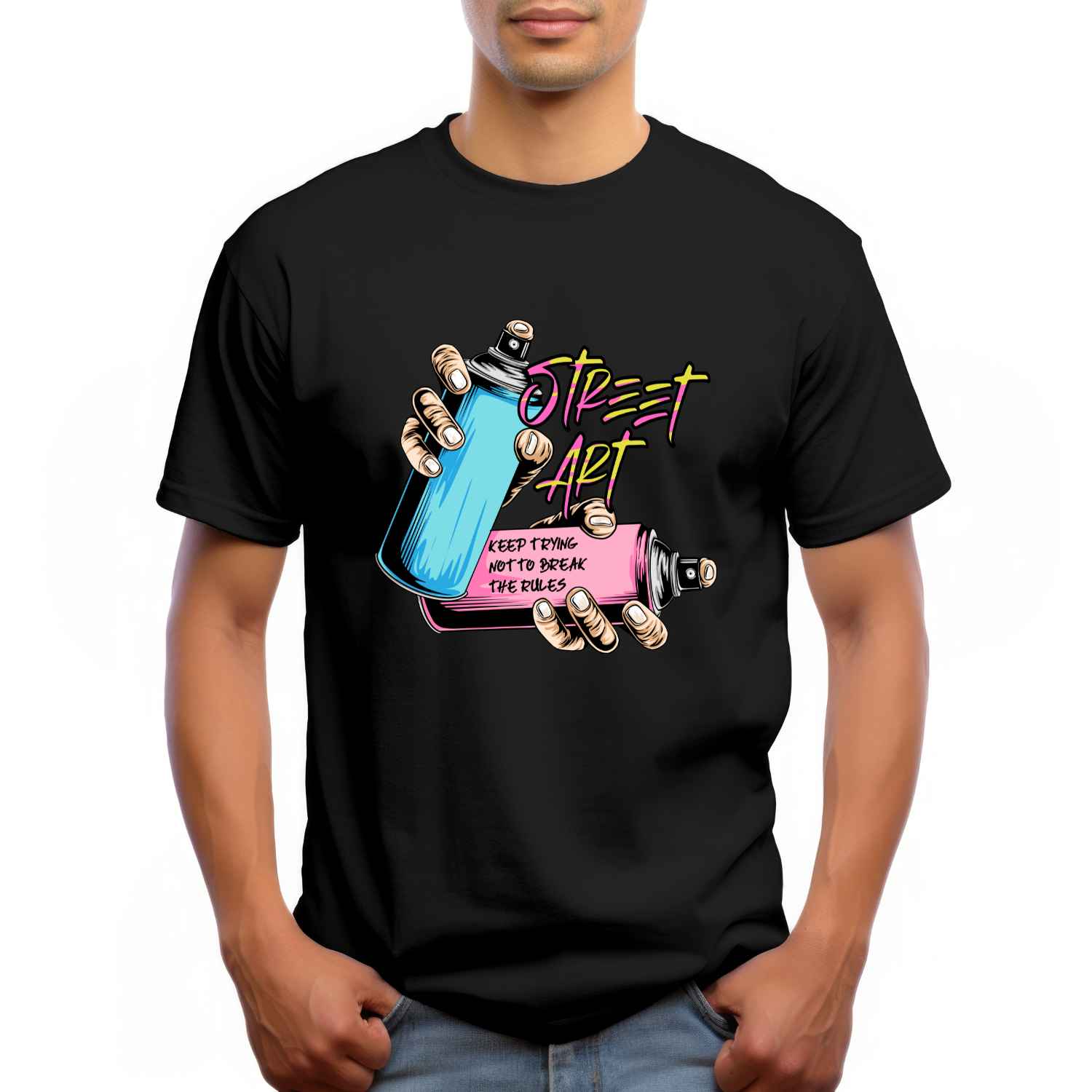 Street Art Spray Paint T-Shirt β Urban Graffiti Graphic Tee