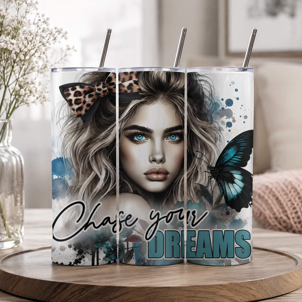 Chase Your Dreams 20oz Skinny Tumbler |
