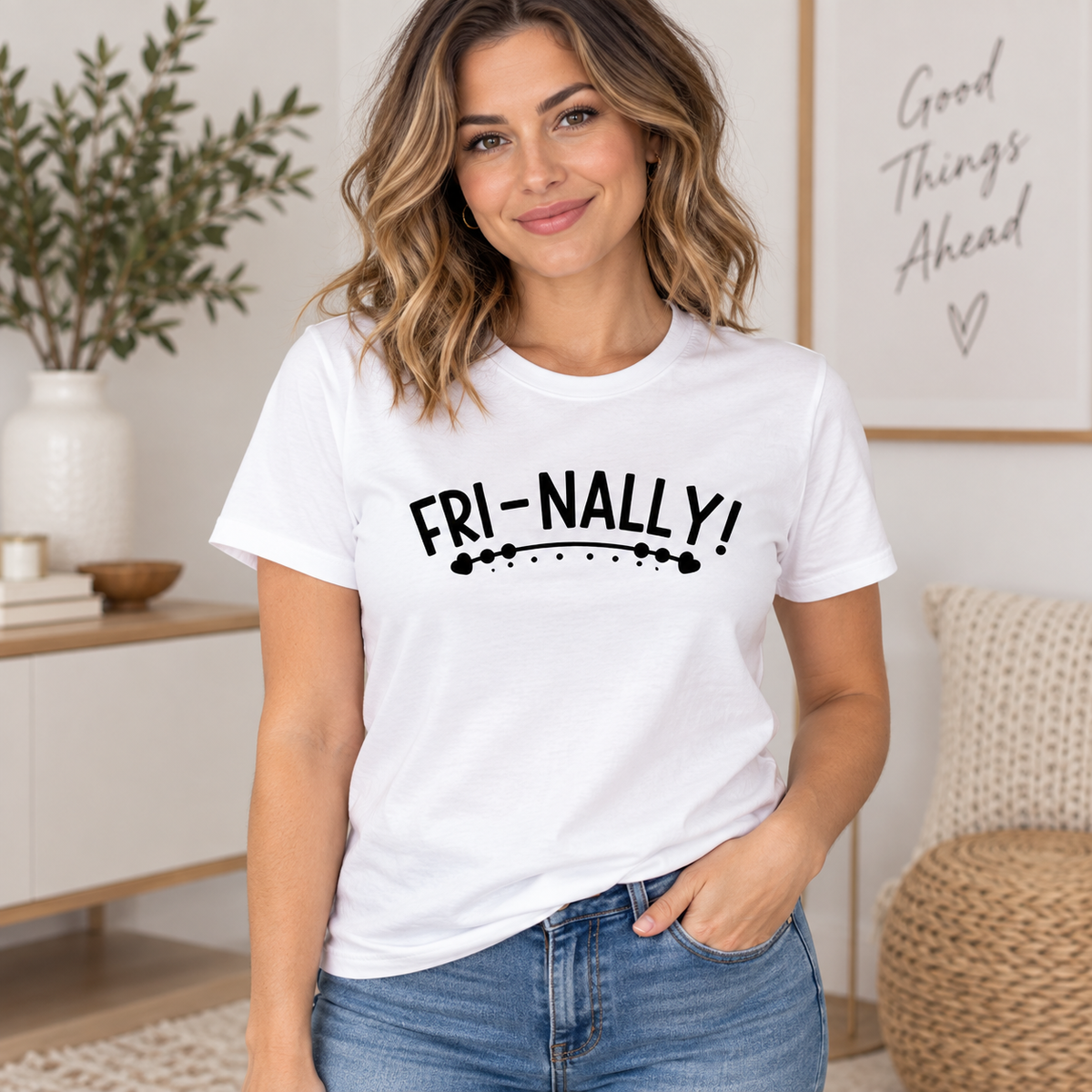 Fri-Nally! apparel mockup