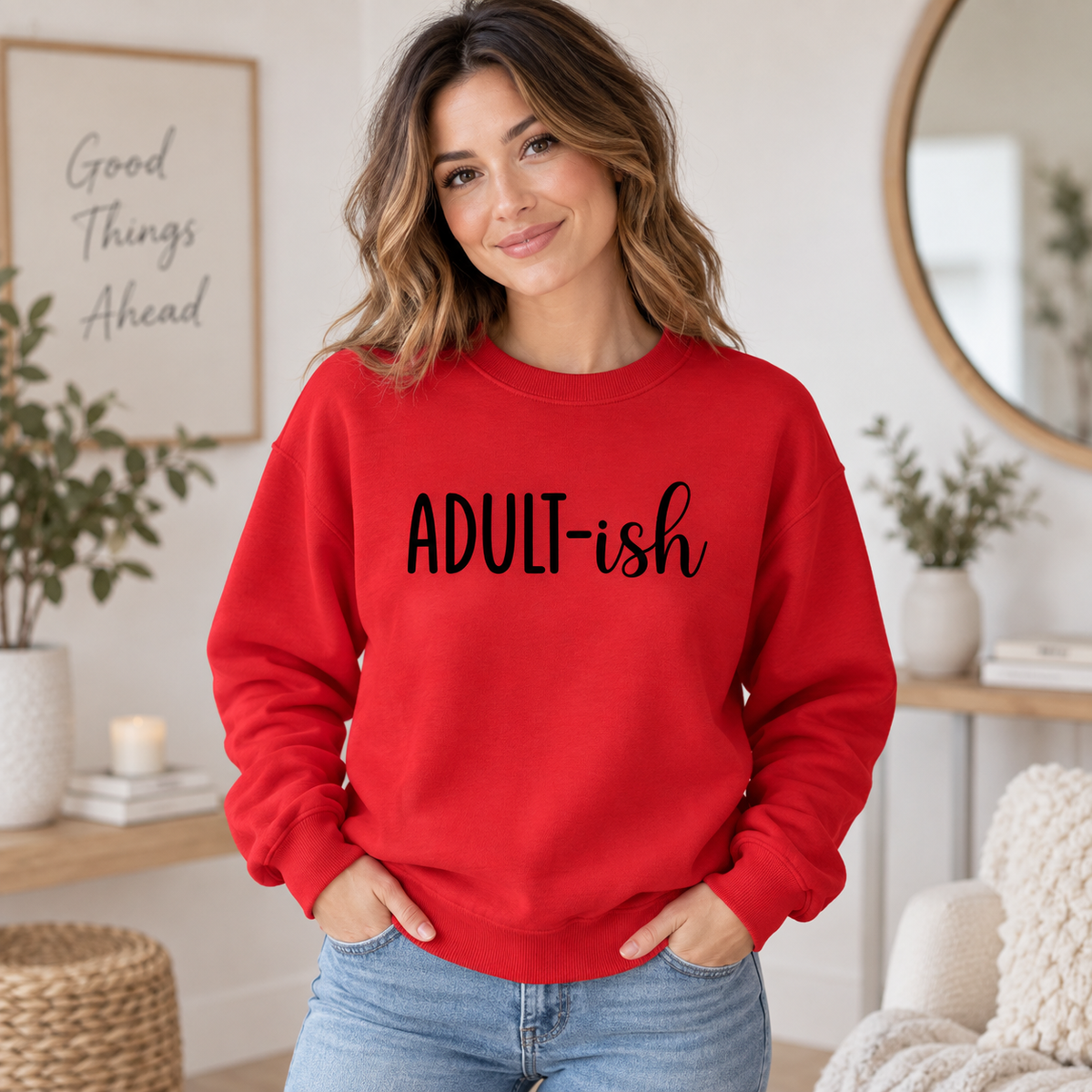 Adult-ish apparel mockup