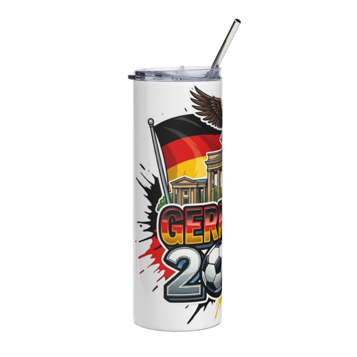 Germany 2026 football tumbler alternate view