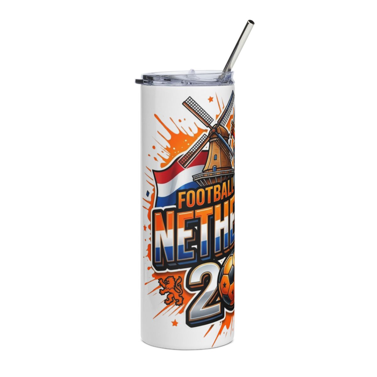 Netherlands 2026 football tumbler alternate view