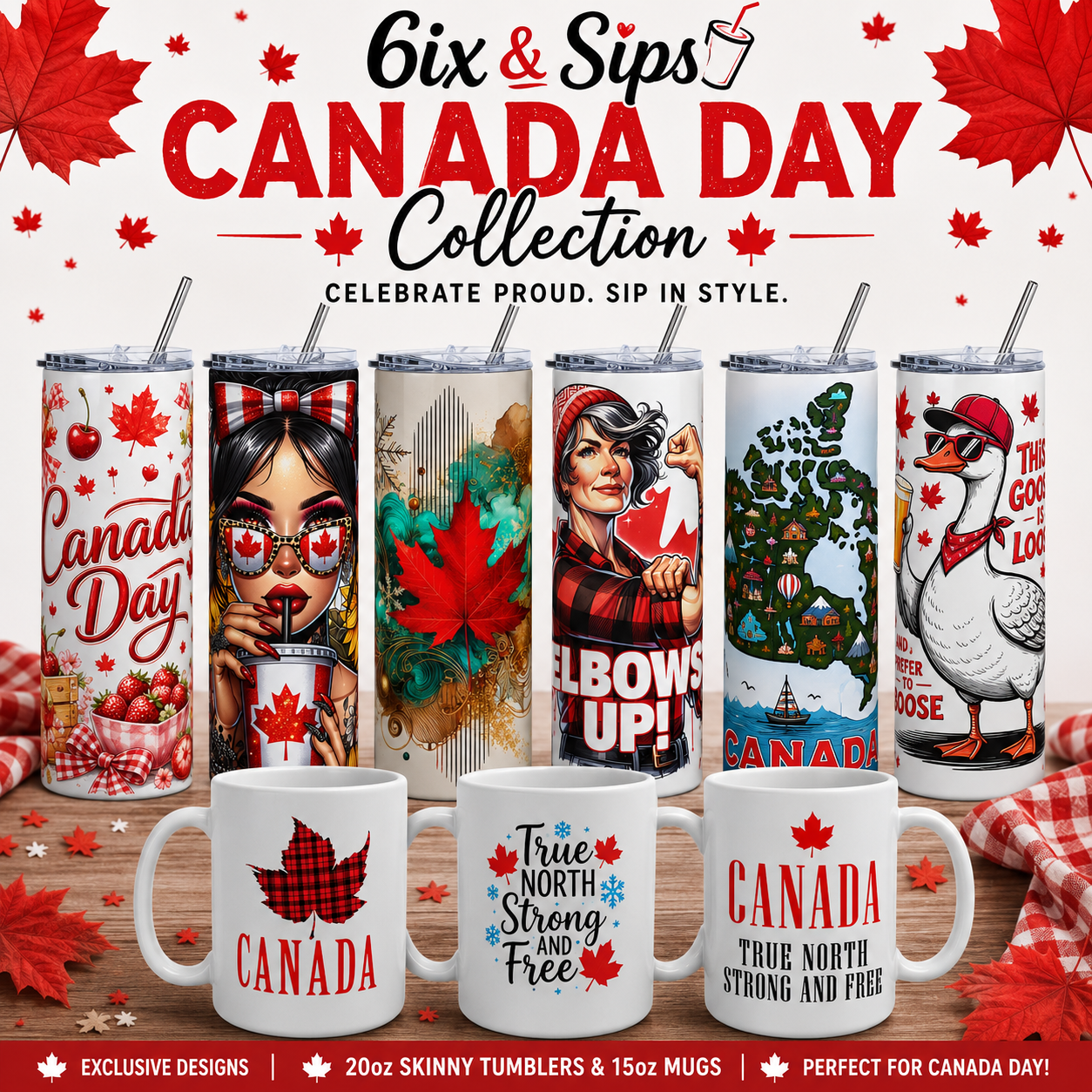 Canada Day Gifts & Drinkware