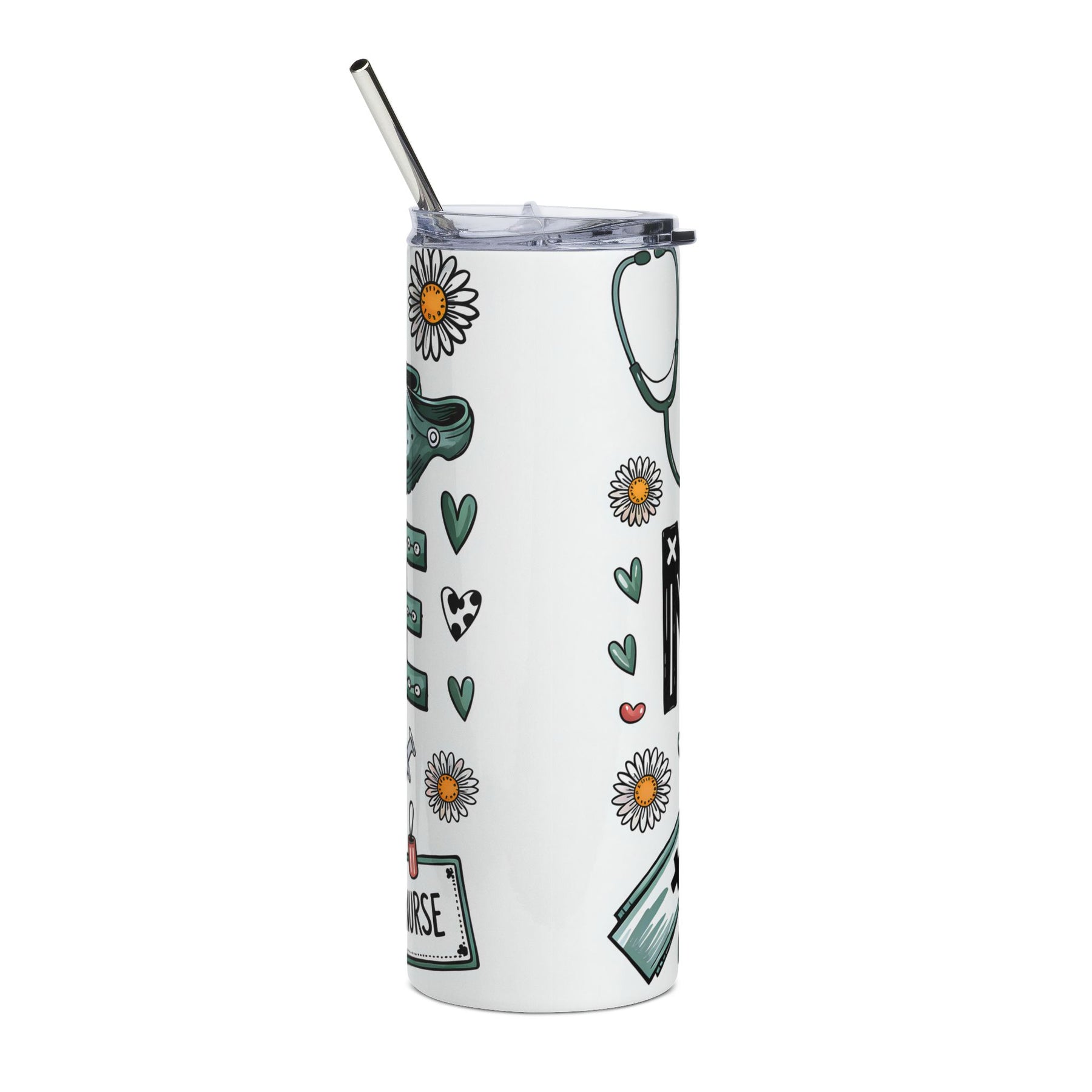 Nurse Life 20oz tumbler design view
