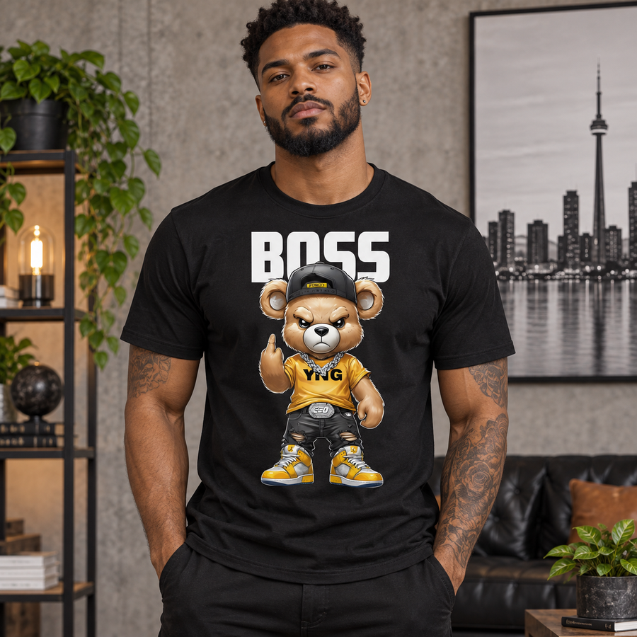 Boss Bear Streetwear Graphic Apparel