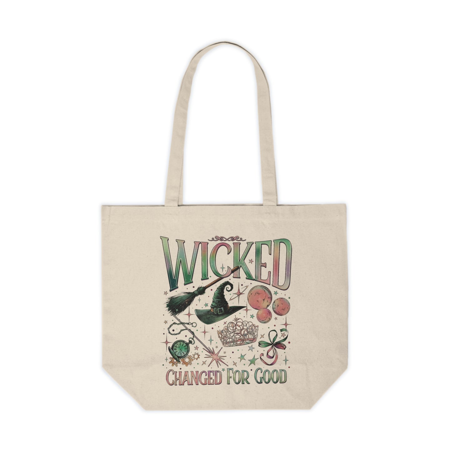 Wicked Changed For Good Canvas Tote – Witchy Grocery Bag