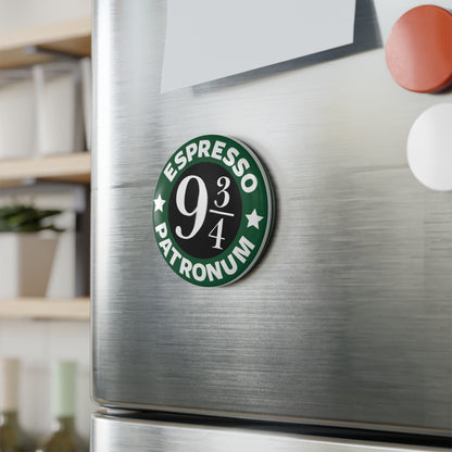 Espresso Patronum 9 3/4 Round Magnet