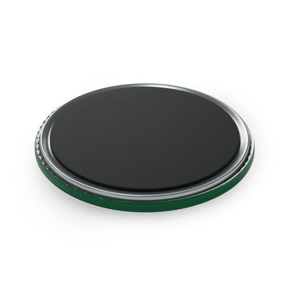 Espresso Patronum Round Magnet — Coffee & Wizardry Fridge Button