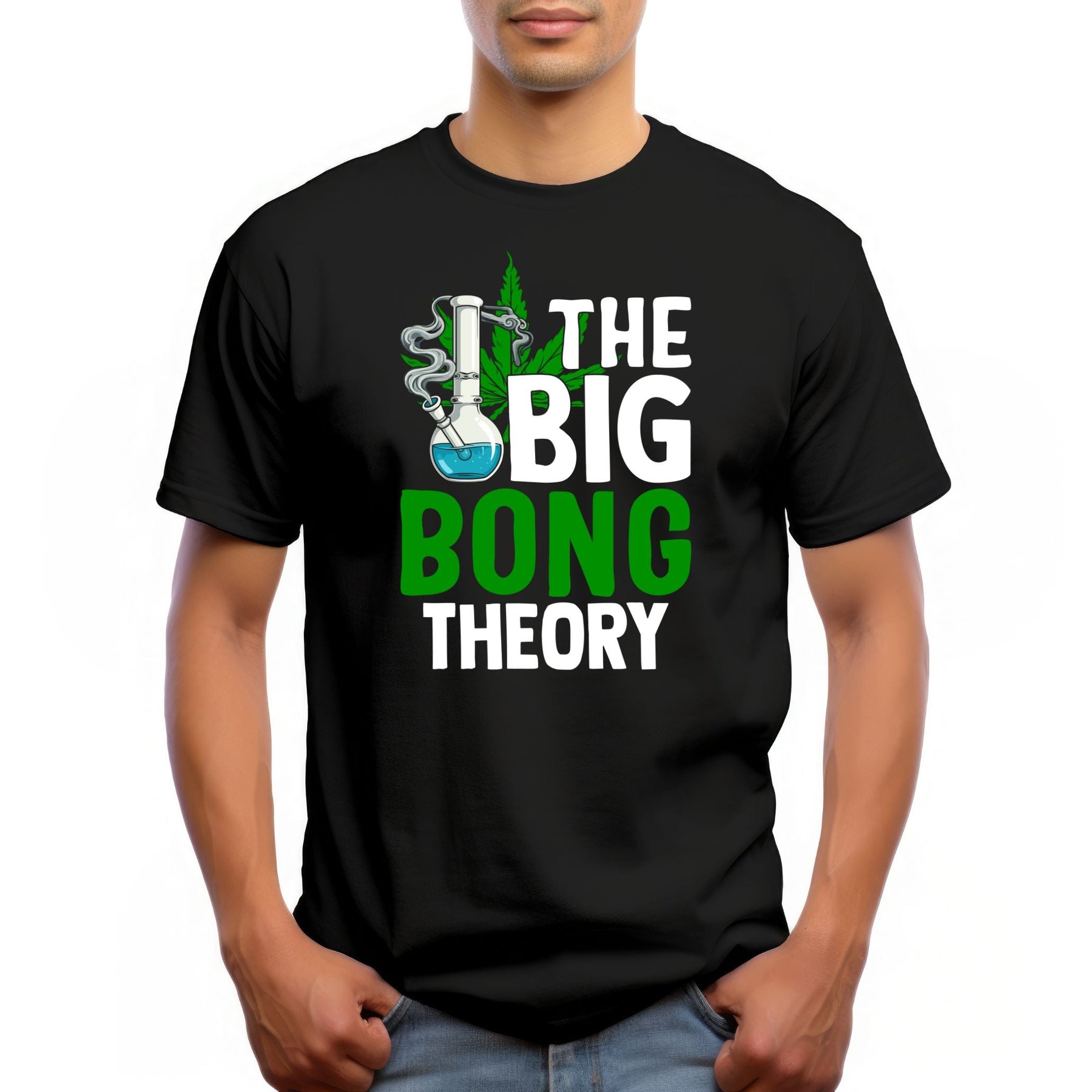 Big Bong Theory T-Shirt – Funny Cannabis Science Graphic Tee