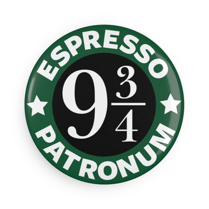 Espresso Patronum 9 3/4 Round Magnet