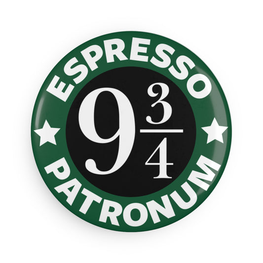 Espresso Patronum 9 3/4 Round Magnet