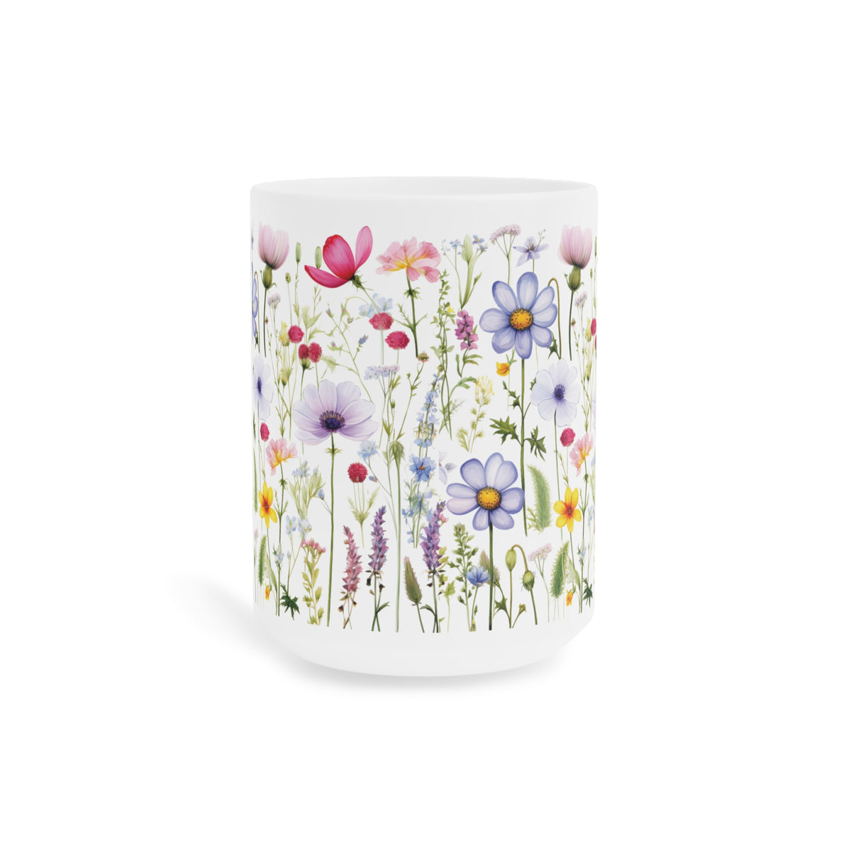 Wildflower Meadow floral ceramic mug