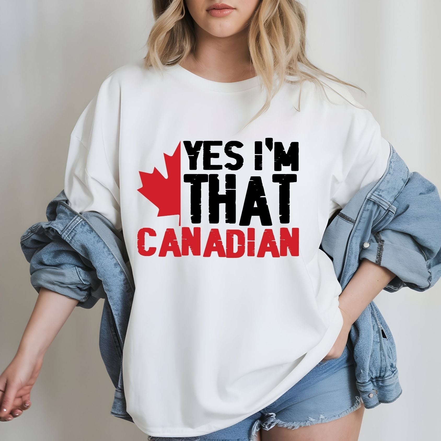 Yes, I’m That Canadian Graphic T-Shirt – Funny Canada Pride Tee