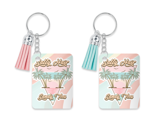 "SALTY HAIR , SANDY TOES"