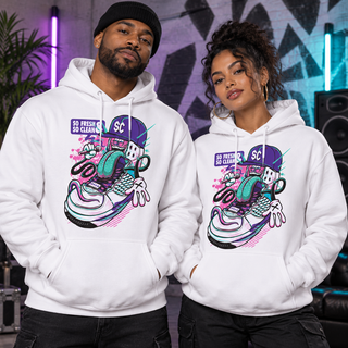 So Fresh & So Clean Streetwear Graphic Apparel men's and women's hoodie mockup