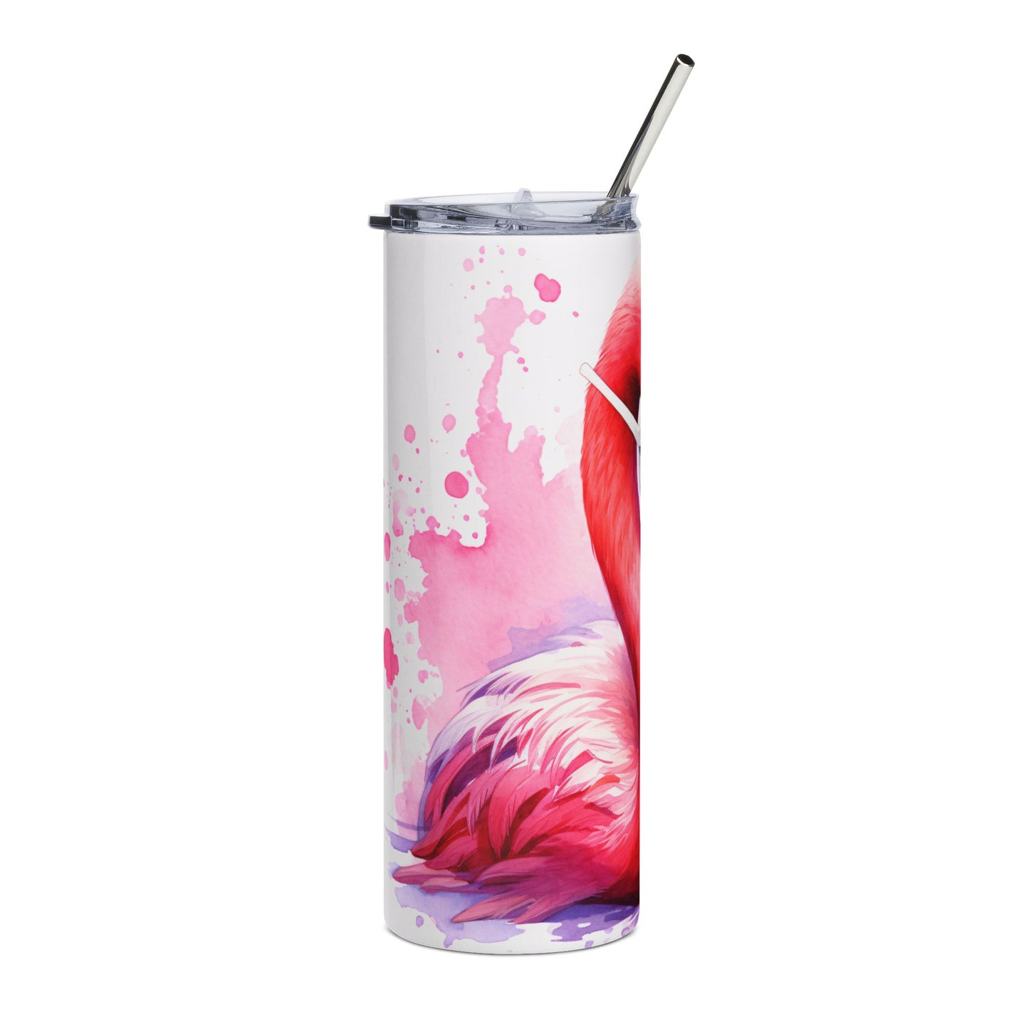 Pink Flamingo Stainless Steel Tumbler