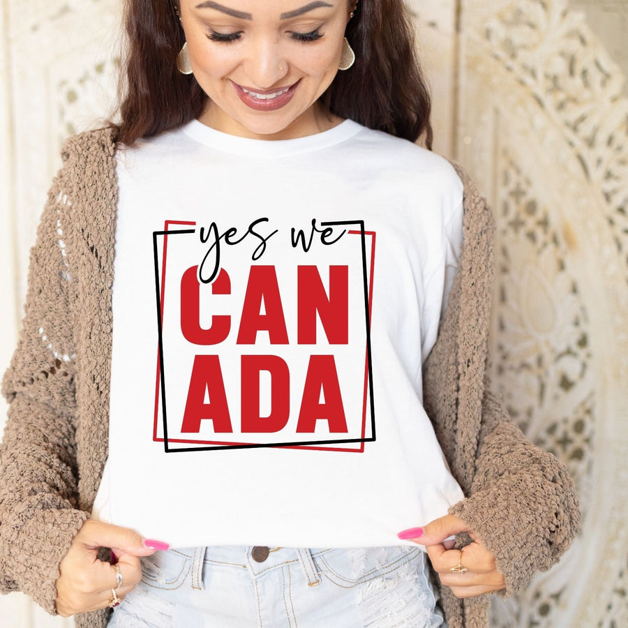 Yes We Canada Graphic T-Shirt – Canadian Pride Tee