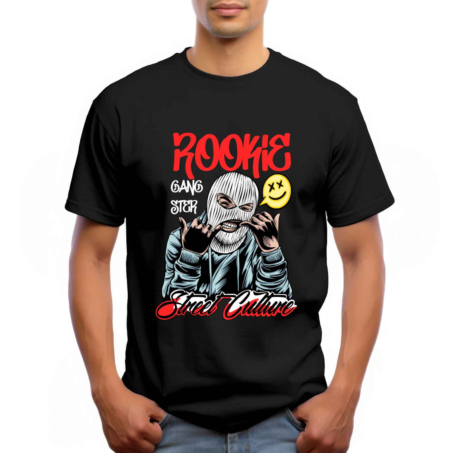 Rookie Street Culture T-Shirt – Urban Graffiti Graphic Tee