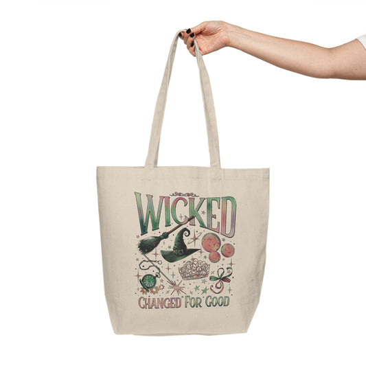 Wicked Changed For Good Canvas Tote – Witchy Grocery Bag