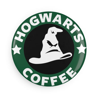 Hogwarts Coffee Round Magnet — Sorting Hat Coffee Fan Magnet