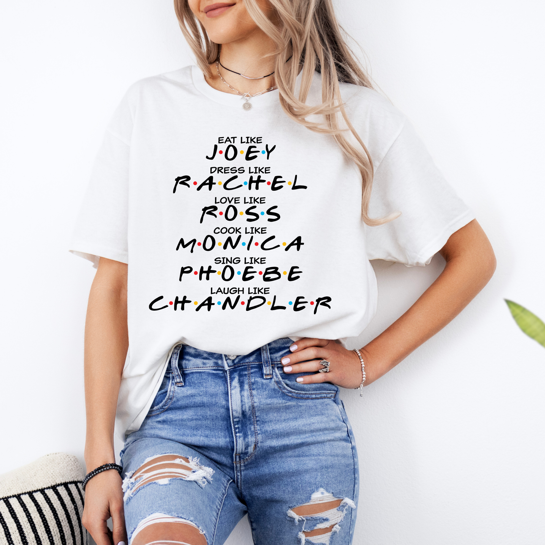 Sitcom Character Traits T-Shirt – Funny Friendship Quote Tee
