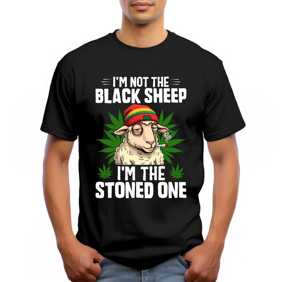I’m Not the Black Sheep, I’m the Stoned One T-Shirt – Funny Tee