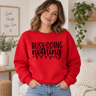 Busy Doing Nothing apparel mockup