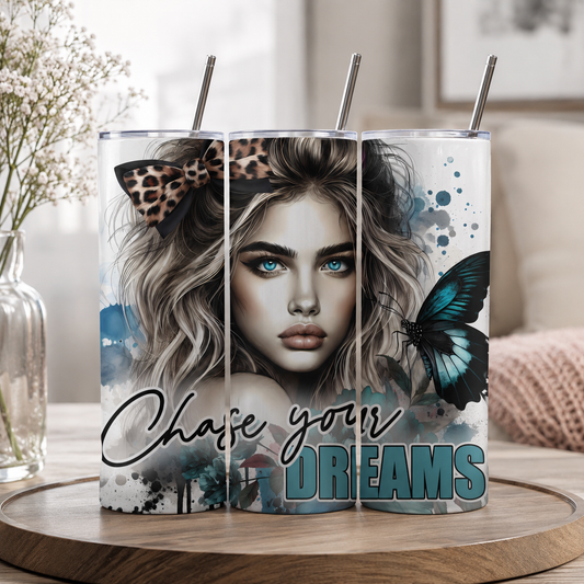 Chase Your Dreams 20oz Skinny Tumbler |