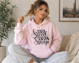 Sorta Sweet Sorta Savage graphic apparel alternate view