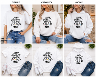 Doesn’t Share Food graphic apparel model view