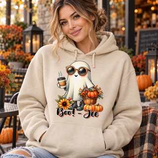Autumn Ghost Coffee hoodie mockup