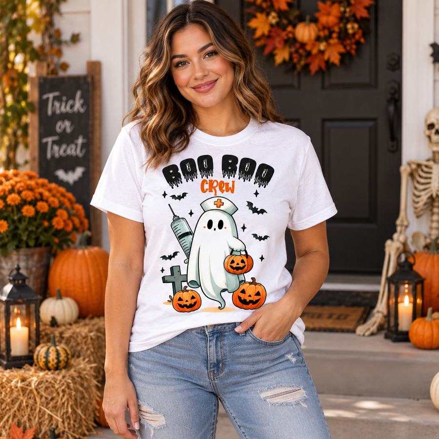 Boo Boo Crew Nurse Ghost – Halloween Apparel