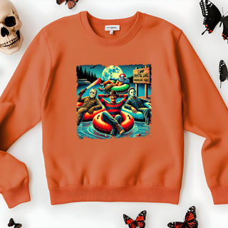 Camp Crystal Lake horror Halloween crewneck