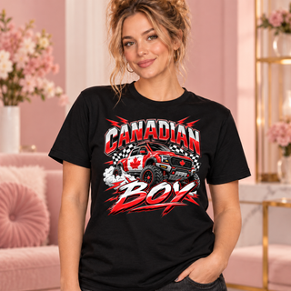 Canadian Boy black T-shirt