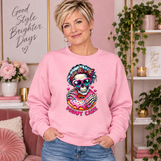Donut Care women’s beige T-shirt mockup