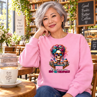 Shut-the-Fupcakes women’s beige T-shirt mockup