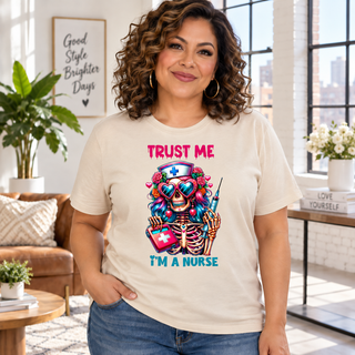 Nurses Can't Fix Stupid, But We Can Sedate It women’s light-blue hoodie mockup