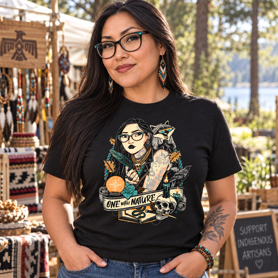 One with Nature Graphic Apparel – T-Shirt, Crewneck & Hoodie