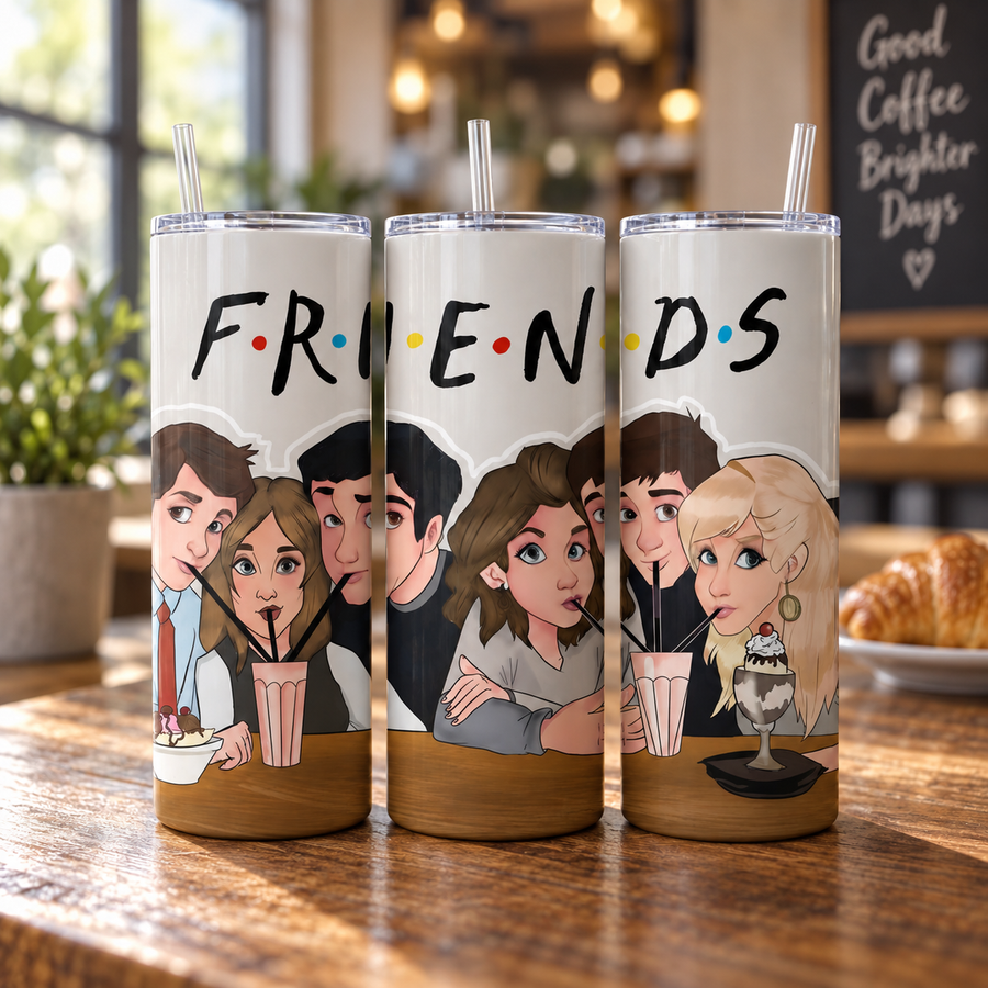 Friends TV Inspired 20oz Skinny Tumbler