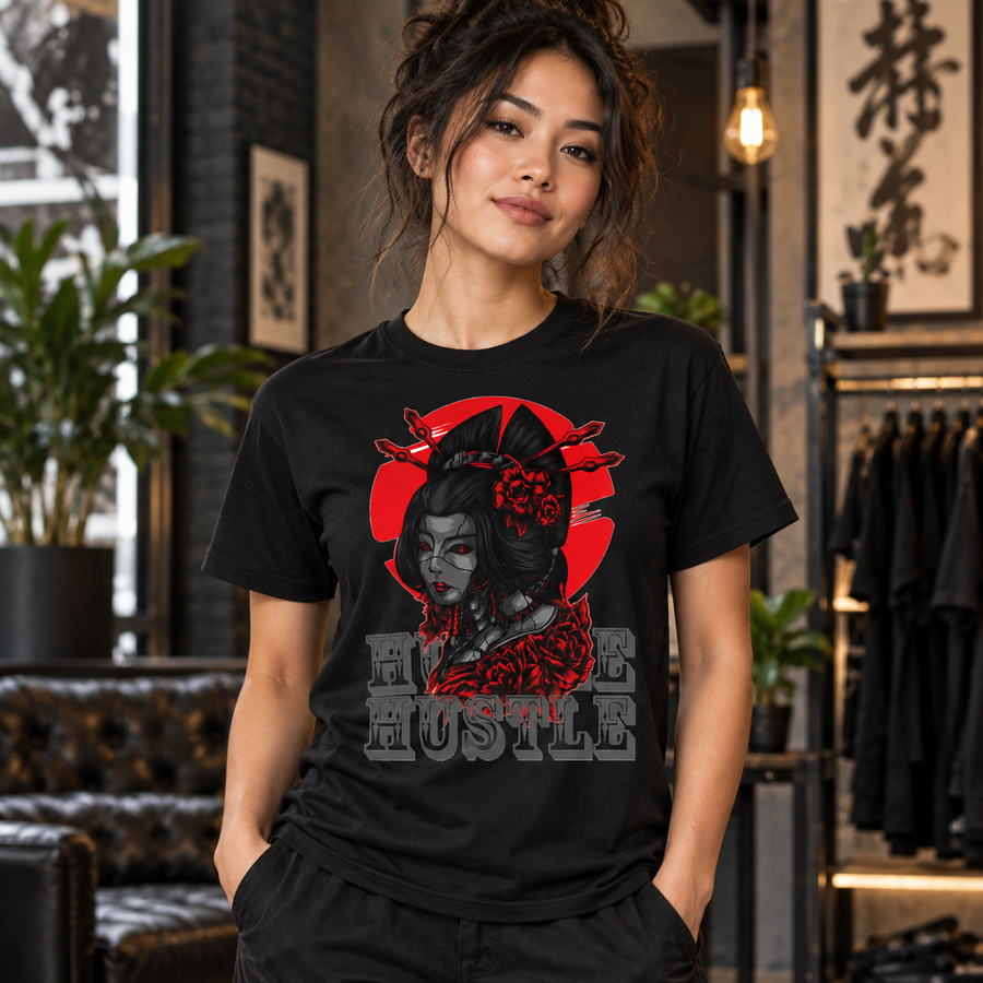 Hustle Geisha Graphic Apparel – T-Shirt, Crewneck & Hoodie