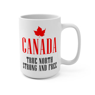 True North Strong & Free Canada mug alternate view