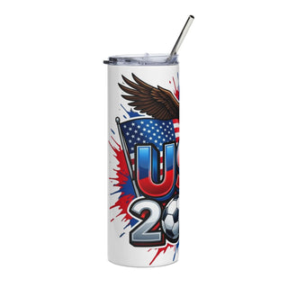 USA 2026 football tumbler alternate view