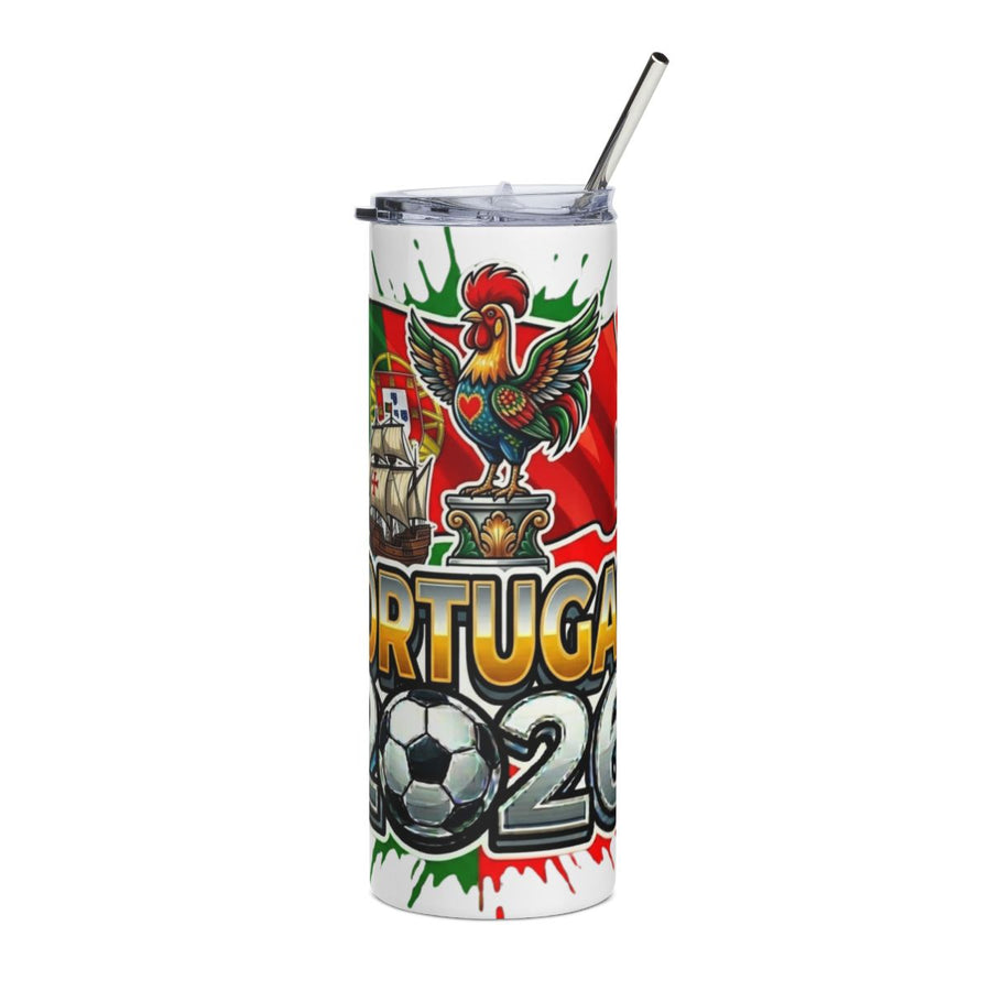 Portugal 2026 Football Tumbler – Portuguese Soccer Fan Cup