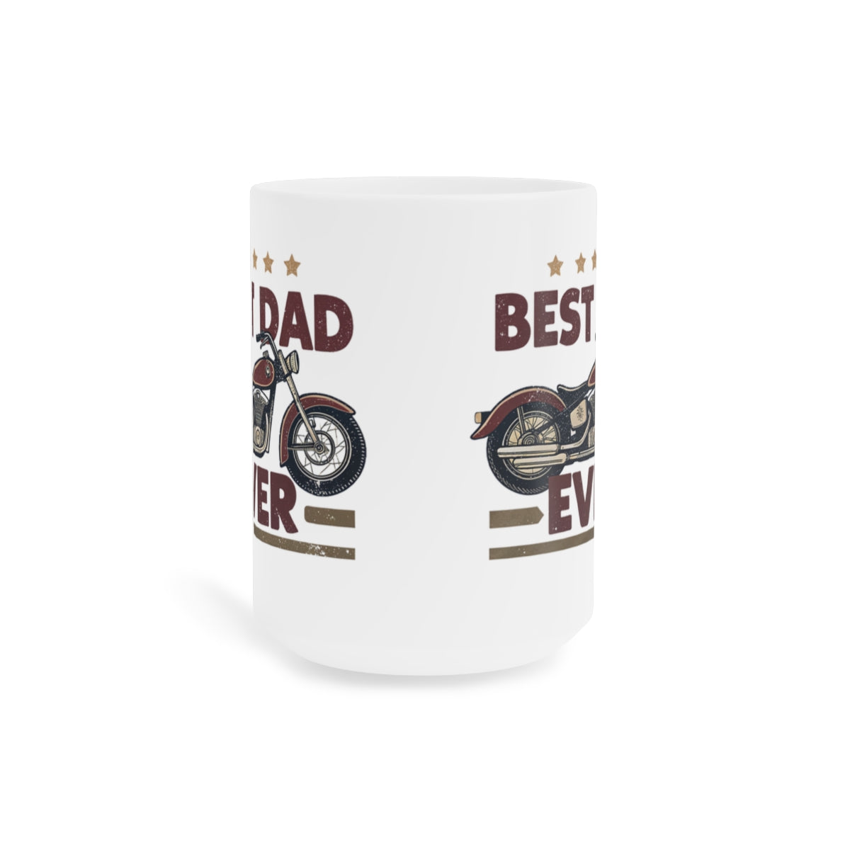 "Best Dad Ever Motorcycle" Mug — Father's Day Gift Coffee Cup