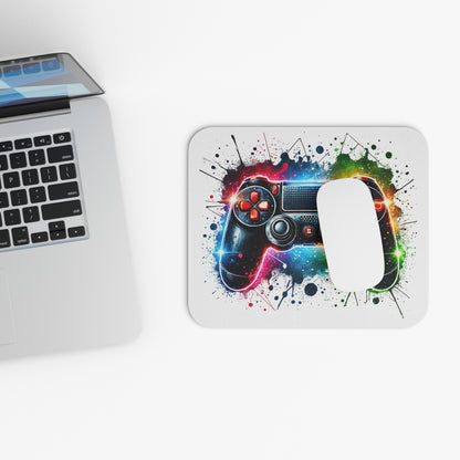 Gaming Controller — Colorful Splash Video Game Desk Mat