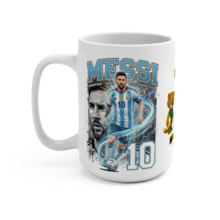 Messi number 10 Argentina football mug