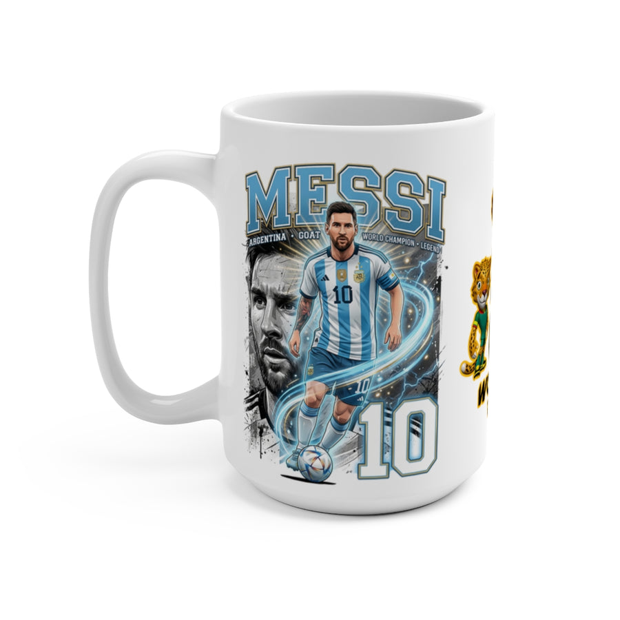 Messi #10 Argentina Football Mug – Soccer Fan Gift