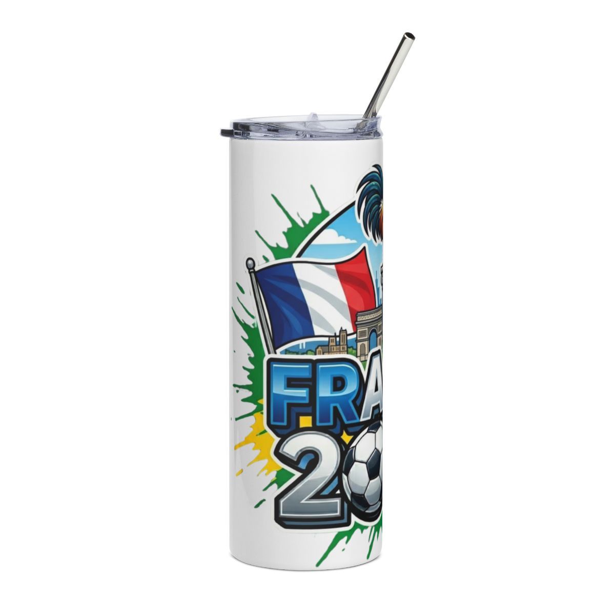 France 2026 football tumbler alternate view