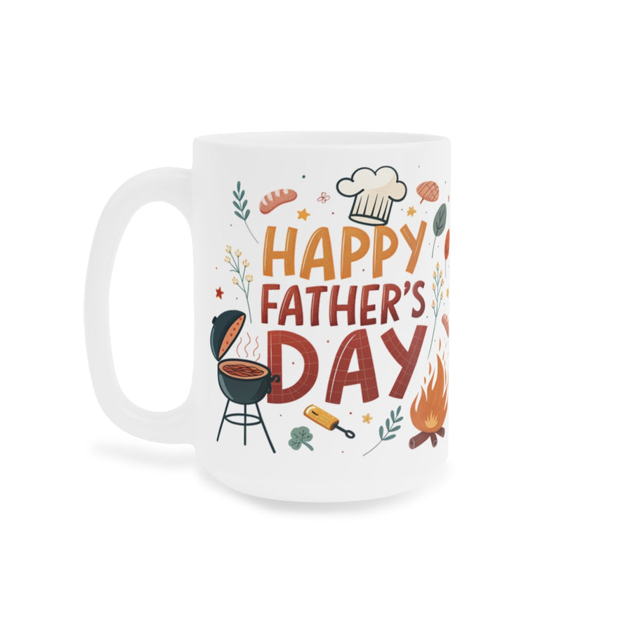 Happy Father’s Day Grill Mug – BBQ Dad Coffee Gift